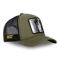 Casquette Trucker Looney Tunes Daffy Duck Snapback - Verte - Capslab