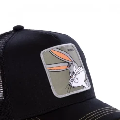 Casquette Trucker Looney Tunes Bugs Bunny Snapback Noir Capslab