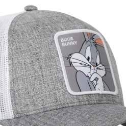 Casquette Trucker Looney Tunes Bugs Bunny Snapback - Grise - Capslab