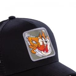 Casquette Trucker Looney Tunes Taz Snapback Noir Capslab