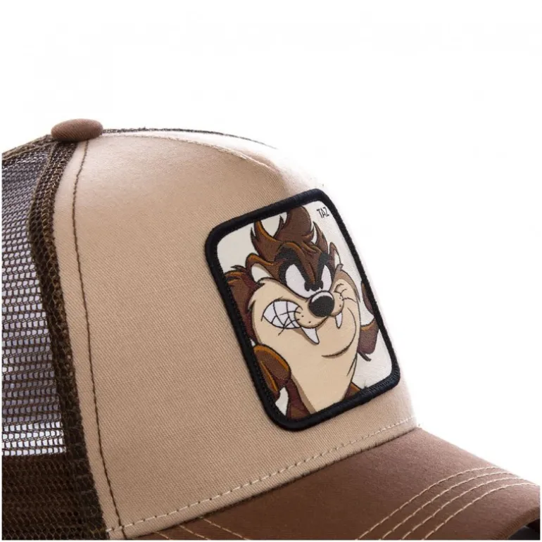 Casquette Trucker Looney Tunes Taz Snapback Marron Capslab