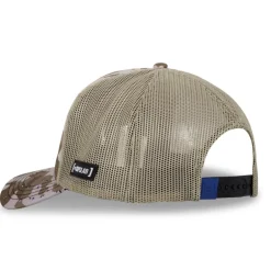 Casquette Trucker Looney Tunes Coyote, Bip Bip Snapback - Beige Camouflage - Capslab