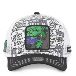 Casquette Trucker Marvel Hulk Scratch Gris Capslab