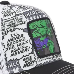 Casquette Trucker Marvel Hulk Scratch Gris Capslab