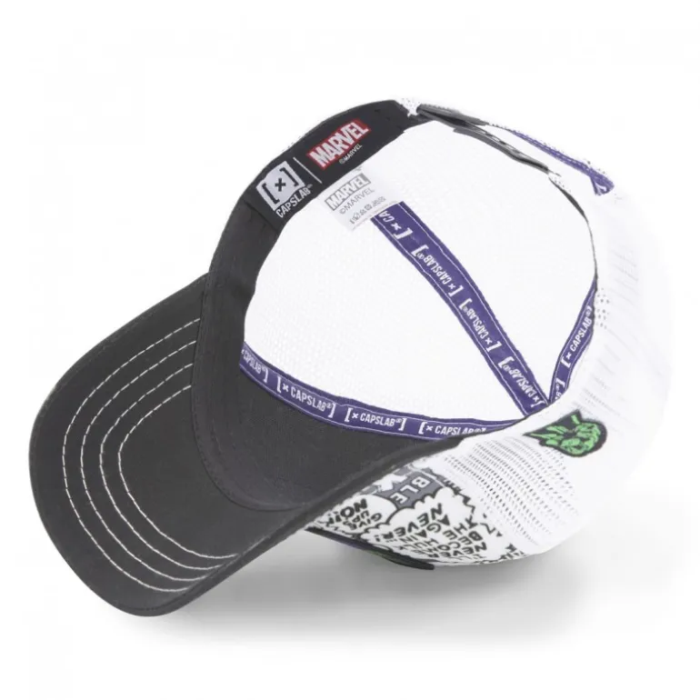 Casquette Trucker Marvel Hulk Scratch Gris Capslab