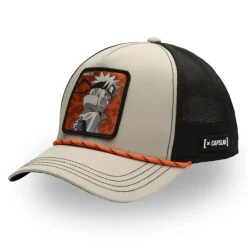 Casquette Trucker Naruto Shippuden Hokage Snapback Beige - Capslab