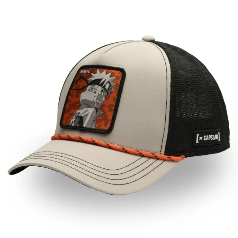 Casquette Trucker Naruto Shippuden Hokage Snapback Beige - Capslab