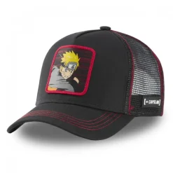Casquette Trucker Naruto Shippuden Snapback Noir Capslab