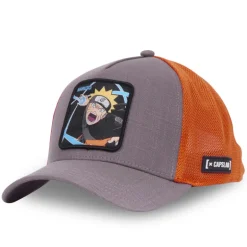 Casquette Trucker Naruto Shippuden Snapback - Marron - Capslab
