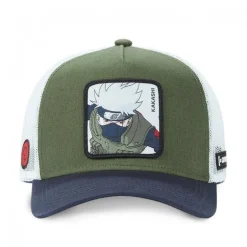 Casquette Trucker Naruto Shippuden Kakashi Snapback Vert Capslab