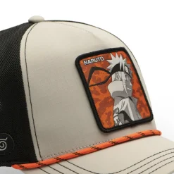 Casquette Trucker Naruto Shippuden Hokage Snapback Beige - Capslab