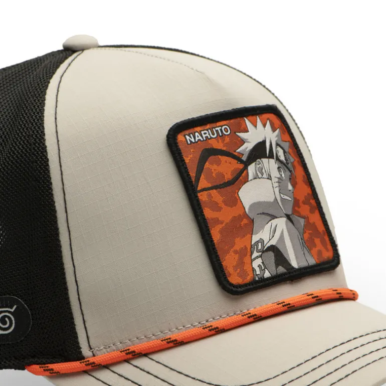 Casquette Trucker Naruto Shippuden Hokage Snapback Beige - Capslab