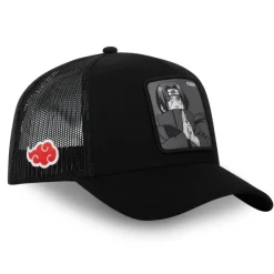 Casquette Trucker Naruto Shippuden Itachi Snapback - Noire - Capslab