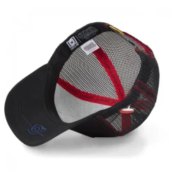 Casquette Trucker Naruto Shippuden Sasuke Snapback Noir Capslab