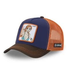 Casquette Trucker One Piece Nami Snapback - Bleue - Capslab