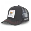 Casquette Trucker One Piece Snapback Noir Capslab