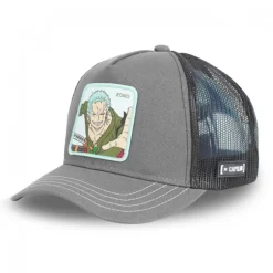 Casquette Trucker One Piece Roronoa Zoro Snapback Gris Capslab