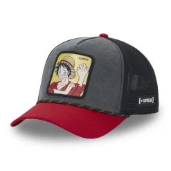 Casquette Trucker One Piece Luffy Snapback - Noire - Capslab
