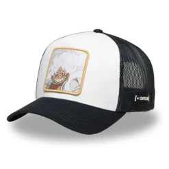 Casquette Trucker One Piece Luffy Gear Five Snapback Blanche - Capslab