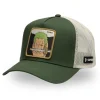 Casquette Trucker One Piece Roronoa Zoro Snapback Verte - Capslab