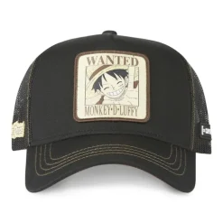 Casquette Trucker One Piece Luffy Snapback Noir Capslab