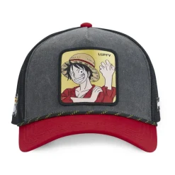 Casquette Trucker One Piece Luffy Snapback - Noire - Capslab