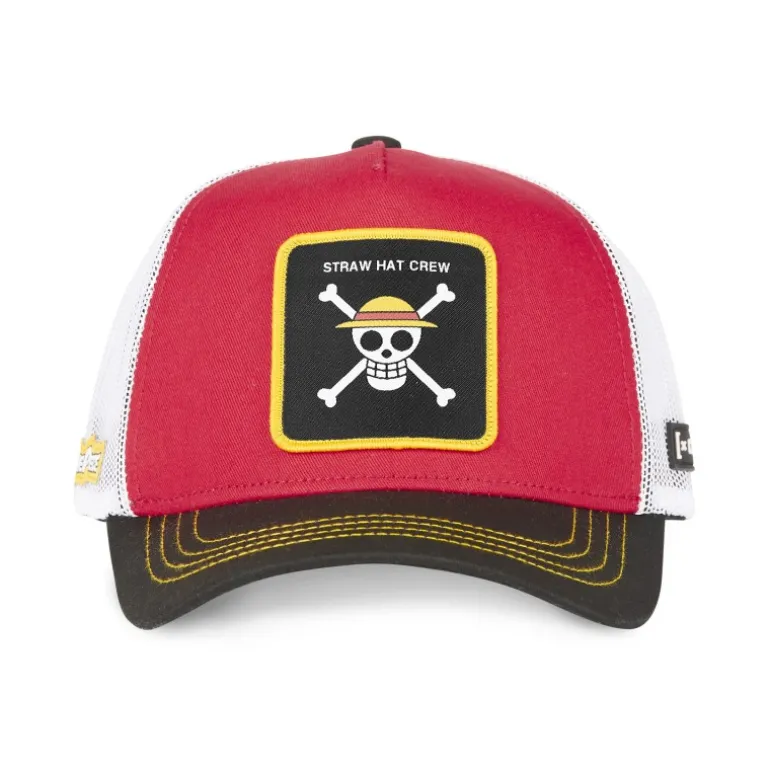 Casquette Trucker One Piece Snapback Rouge Capslab
