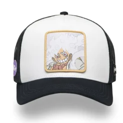 Casquette Trucker One Piece Luffy Gear Five Snapback Blanche - Capslab