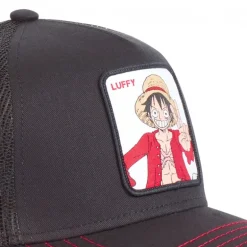 Casquette Trucker One Piece Luffy Snapback Noir Capslab