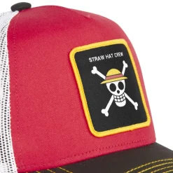 Casquette Trucker One Piece Snapback Rouge Capslab