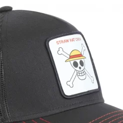 Casquette Trucker One Piece Snapback Noir Capslab