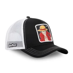 Casquette Trucker One Piece Luffy Snapback - Noire - Capslab