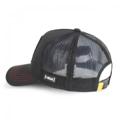 Casquette Trucker One Piece Snapback Noir Capslab