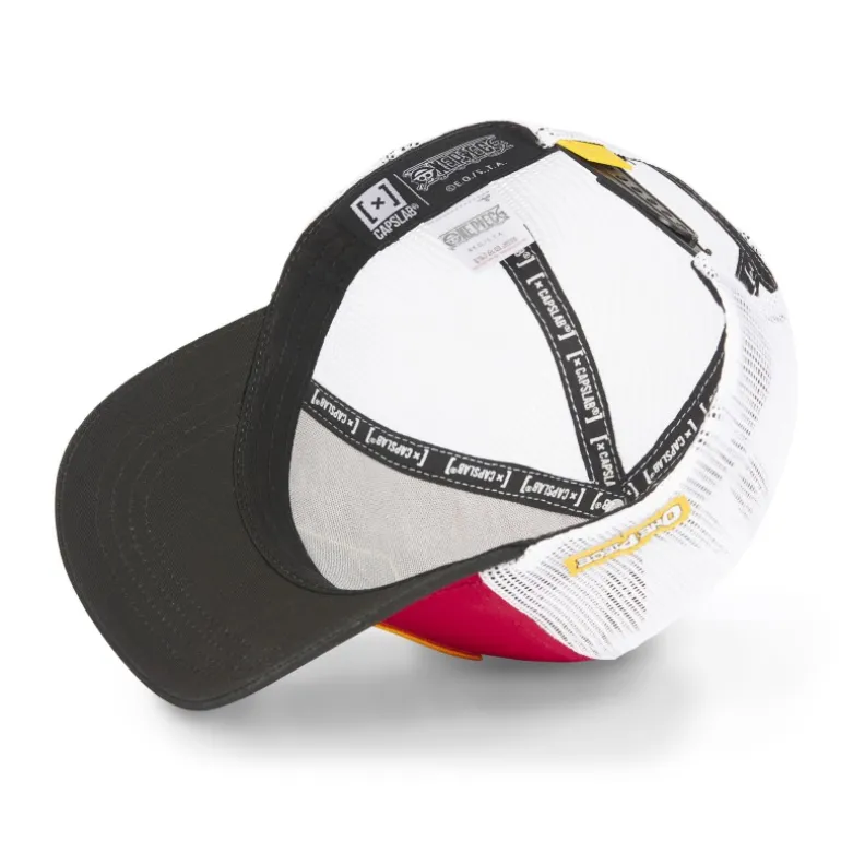 Casquette Trucker One Piece Snapback Rouge Capslab