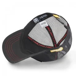 Casquette Trucker One Piece Snapback Noir Capslab