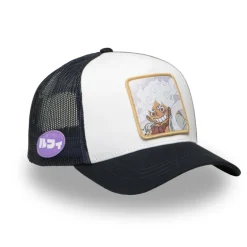 Casquette Trucker One Piece Luffy Gear Five Snapback Blanche - Capslab