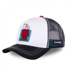Casquette Trucker Peanuts Snoopy Snapback Blanc Capslab