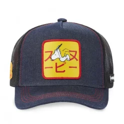 Casquette Trucker Peanuts Snoopy Snapback Bleu Capslab