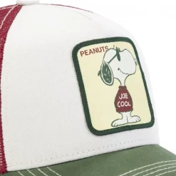 Casquette Trucker Peanuts Snoopy Snapback Beige Capslab