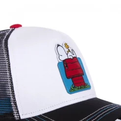 Casquette Trucker Peanuts Snoopy Snapback Blanc Capslab