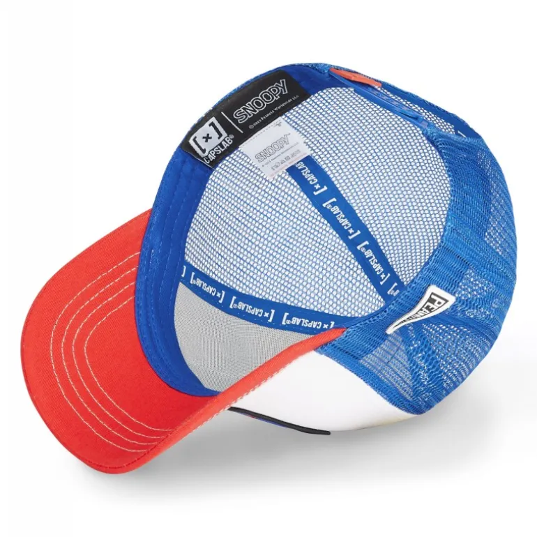 Casquette Trucker Peanuts Snoopy Snapback Blanc Capslab