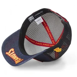 Casquette Trucker Peanuts Snoopy Snapback Bleu Capslab