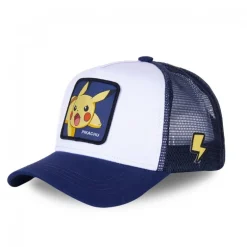 Casquette Trucker Pokemon Pikachu Snapback Bleu Capslab