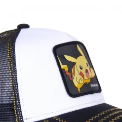 Casquette Trucker Pokemon Pikachu Snapback Blanc Capslab