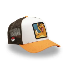 Casquette Trucker Pokemon Dracaufeu Snapback Orange - Capslab