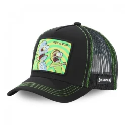 Casquette Trucker Rick And Morty Snapback Noir Capslab