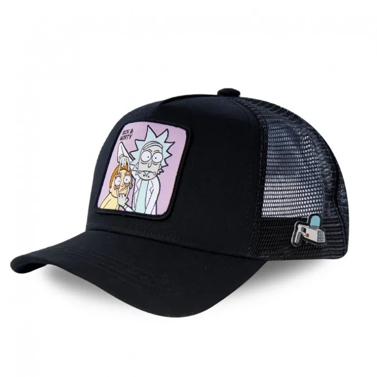 Casquette Trucker Rick And Morty Snapback Noir Capslab