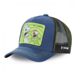 Casquette Trucker Rick And Morty Snapback Bleu Capslab