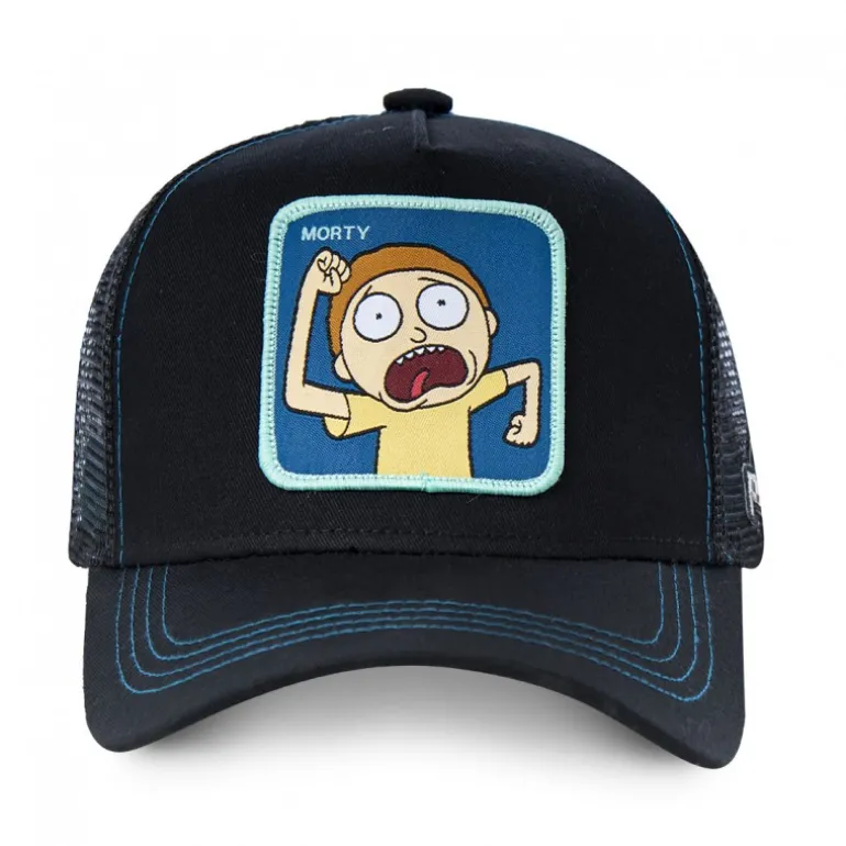 Casquette Trucker Rick And Morty Snapback Noir Capslab