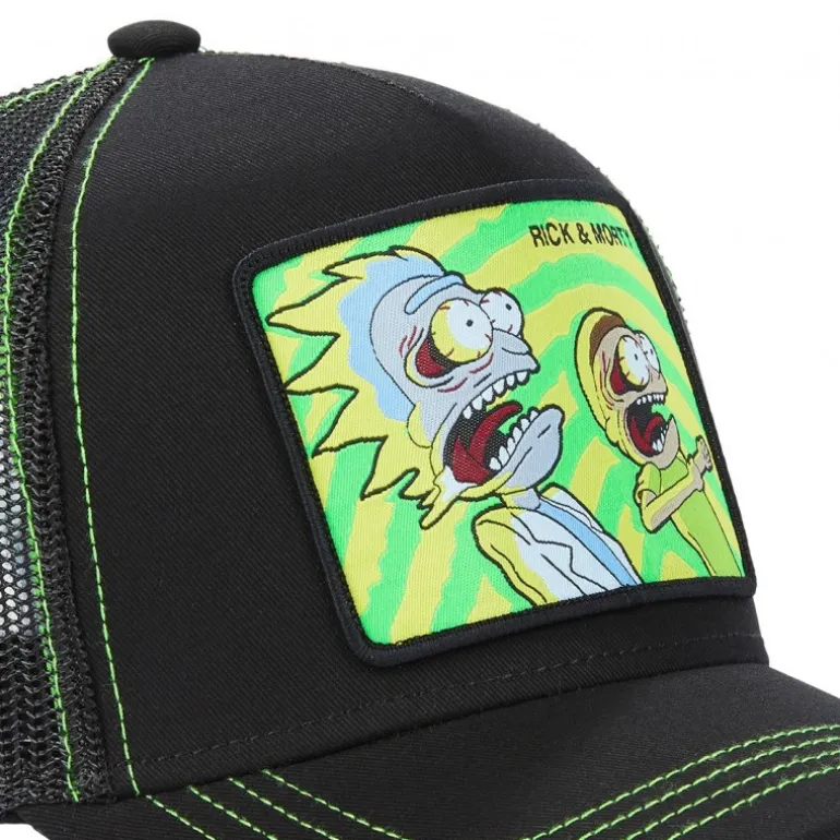 Casquette Trucker Rick And Morty Snapback Noir Capslab